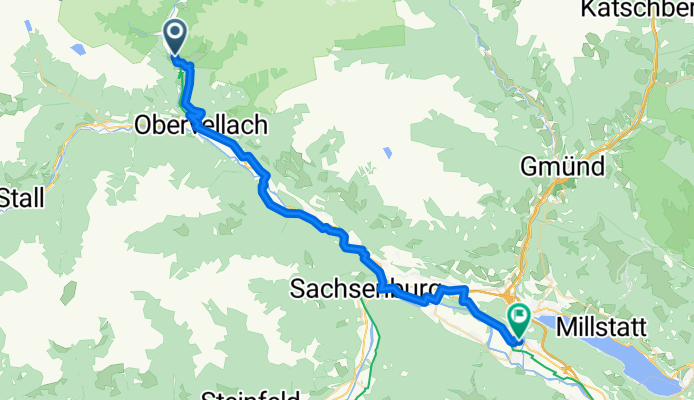 3. Etappe: Mallnitz/alte Bahntrasse nach Spittal