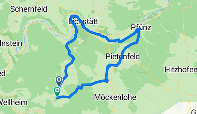 Kreisstraße EI7, Wellheim nach Johannistraße, Wellheim