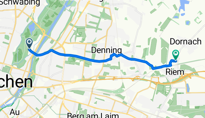 48.152, 11.592 nach 48.146, 11.683