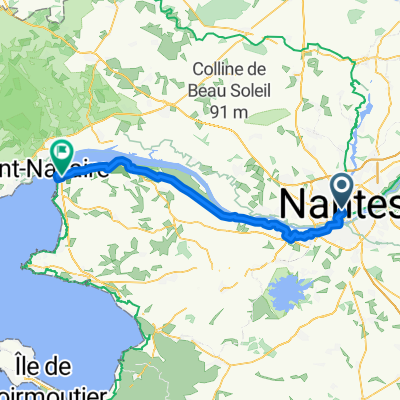 Importierte Route