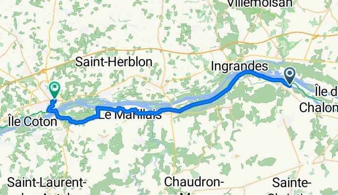 Importierte Route
