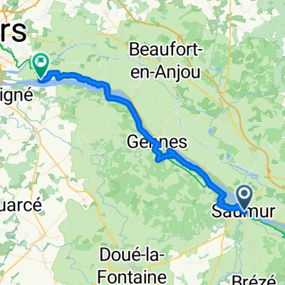 Importierte Route