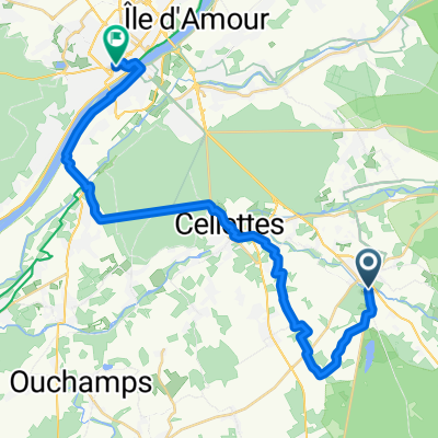 Importierte Route