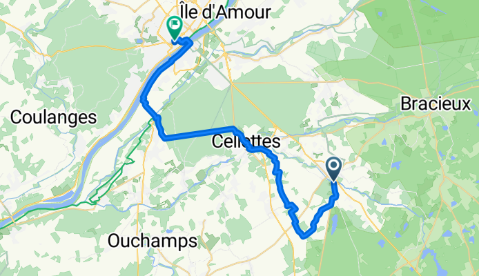 Importierte Route