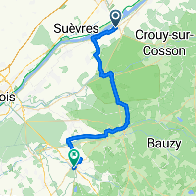 Importierte Route