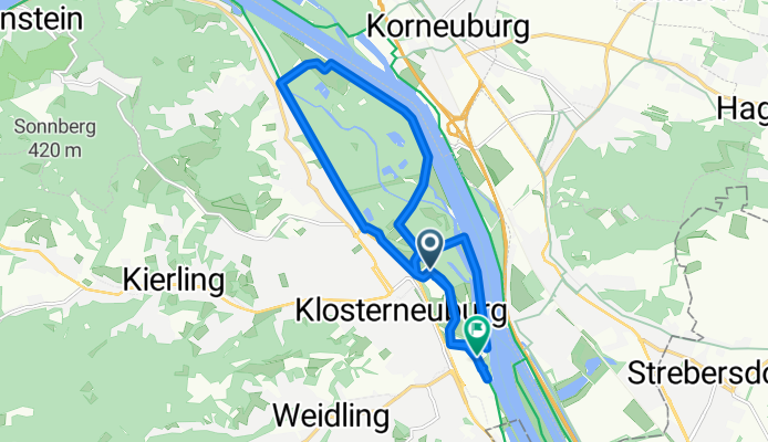 In der Au nach Donaustraße
