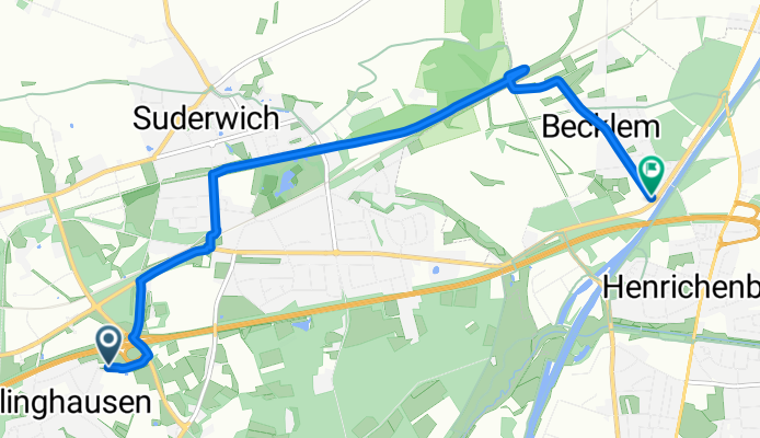 Ludgerusstraße nach Suderwicher Straße