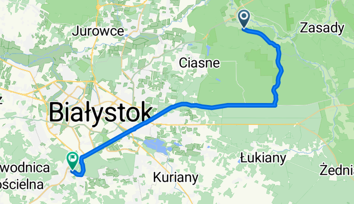 Krasny Las, Supraśl do Przejezdna, Ignatki-Osiedle