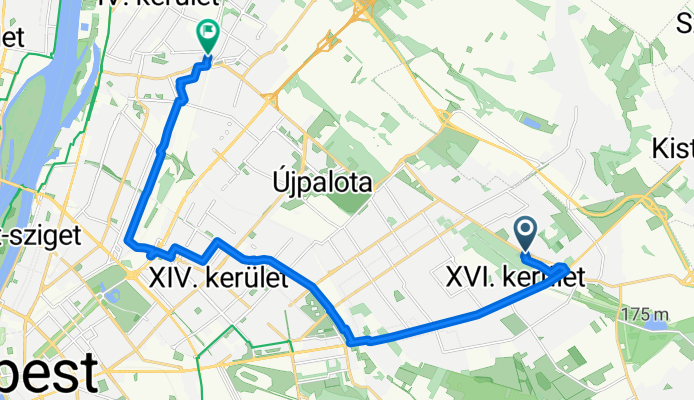 Ostoros út, Budapest - Szilágyi utca, Budapest
