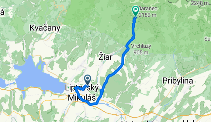 From Liptovsky Mikulas to Žiar