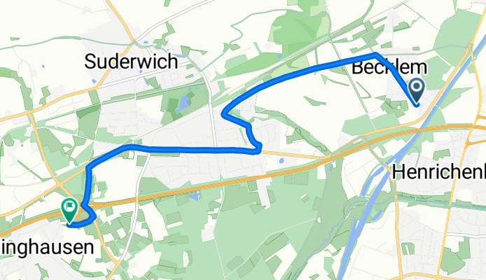 Suderwicher Straße nach Ludgerusstraße