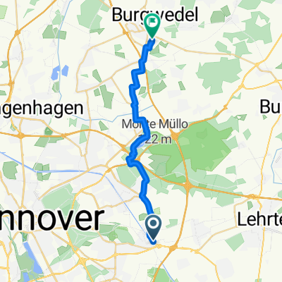 An der Schleuse, Hannover nach Friedrich-Daps-Weg, Burgwedel