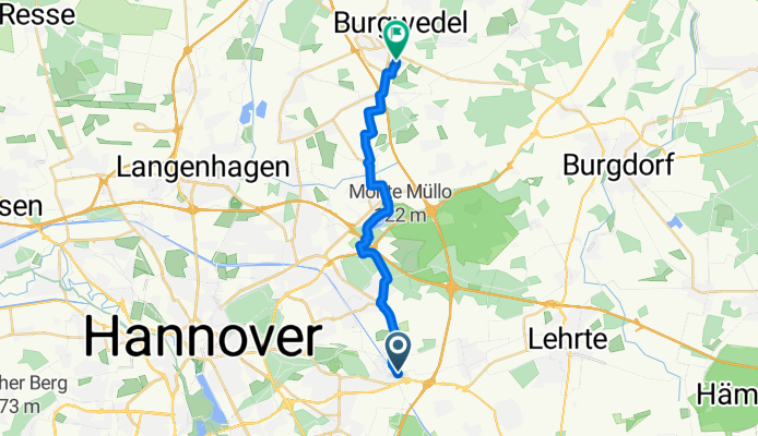 An der Schleuse, Hannover nach Friedrich-Daps-Weg, Burgwedel