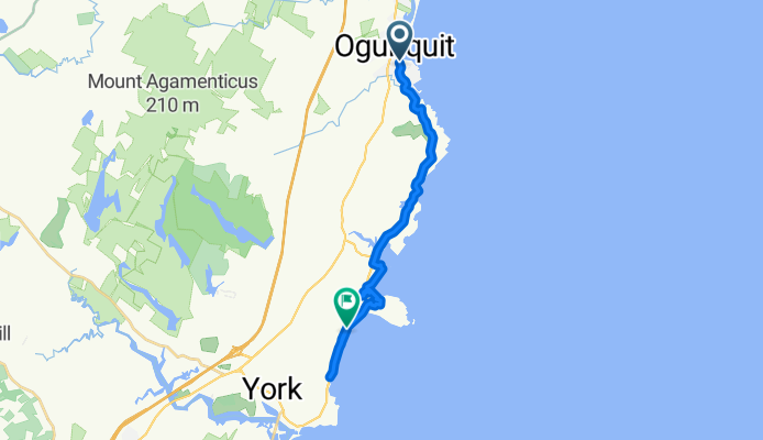 Shore Rd, Ogunquit to Long Beach Ave, York