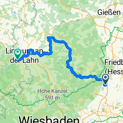 Von Friedrichsdorf bis Limburg an der Lahn