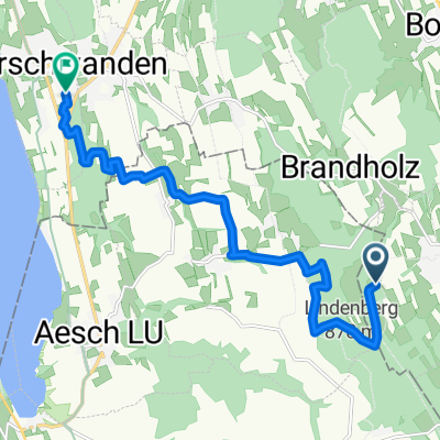 Flugplatzstrasse, Buttwil nach Mühlebühlweg, Meisterschwanden