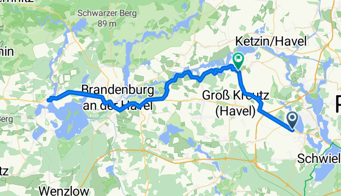 Von Werder (Havel) bis Brandenburg an der Havel