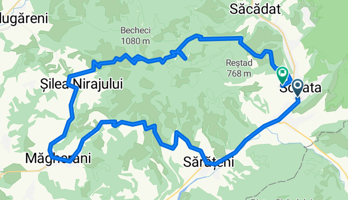 Sóvárad - Selye - Bekecs - Hollós tó - Iszulyka - Szováta