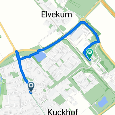 Albertus-Magnus-Straße, Neuss nach Rosellen, Neuss