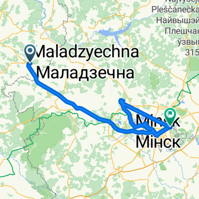 Маршрут в ул. Руссиянова