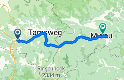 Poststraße nach Käferhube Weg