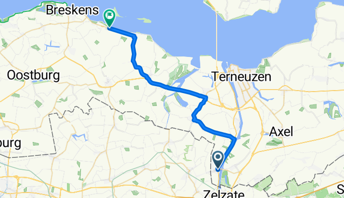 Westkade, Sas van Gent à Magereind, Hoofdplaat