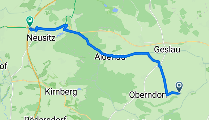 Campingplatz nach Im Dorf