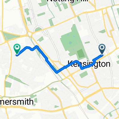 Kensington and Chelsea, London to Melrose Gardens, London