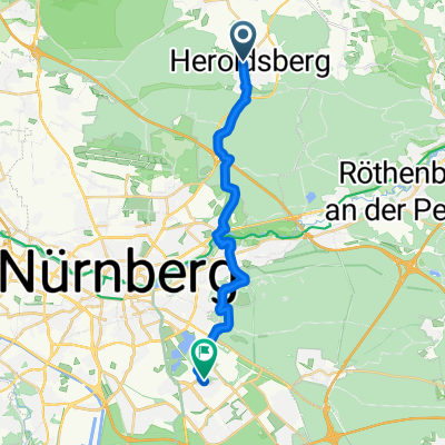 49.533, 11.150 nach 49.416, 11.127