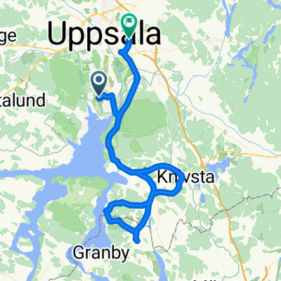 Jenny Linds väg, Uppsala to Fålhagsleden, Uppsala