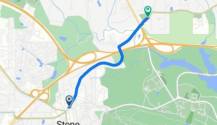 Main St, Stone Mountain to Old Stone Mountain Rd, Tucker