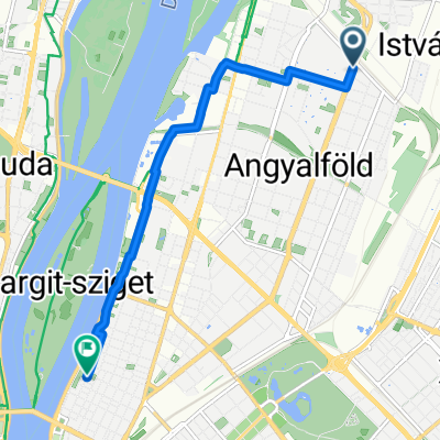 Béke utca, Budapest to Pozsonyi út, Budapest