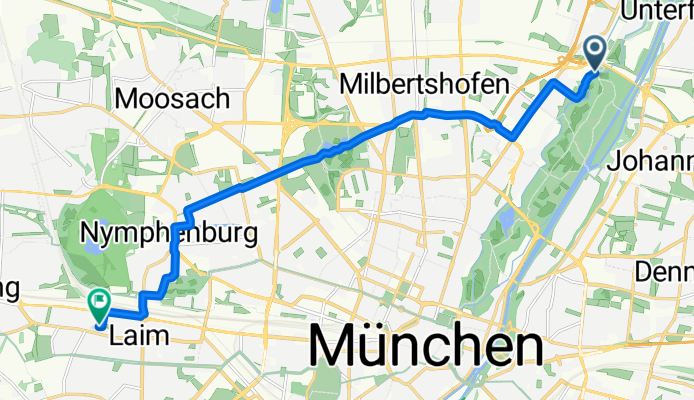 Sondermeierstraße, München nach Reutterstraße, München