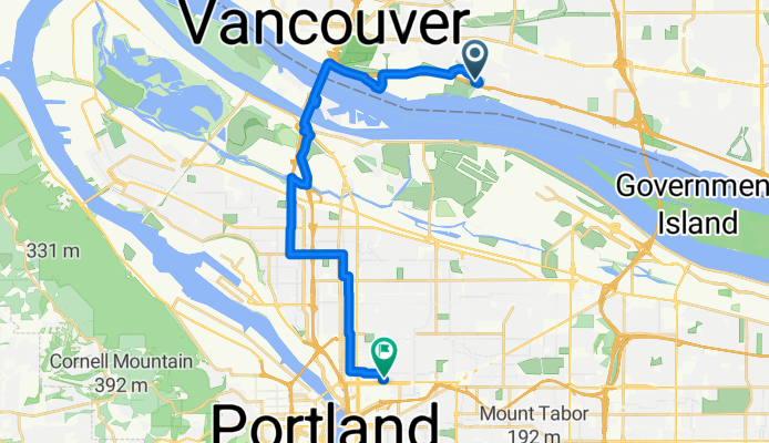 E Evergreen Blvd, Vancouver to NE 15th Ave, Portland
