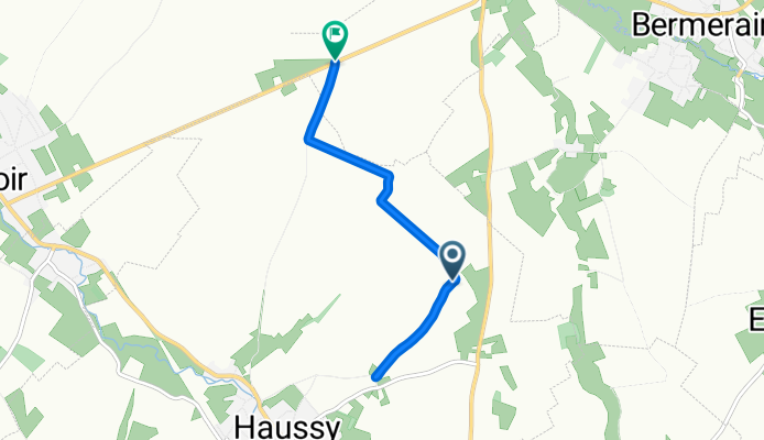 Chemin de la Miette, Haussy à Vendegies-sur-Écaillon