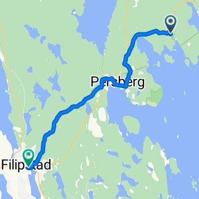 Sandviksvägen, Filipstad nach Stora torget, Filipstad