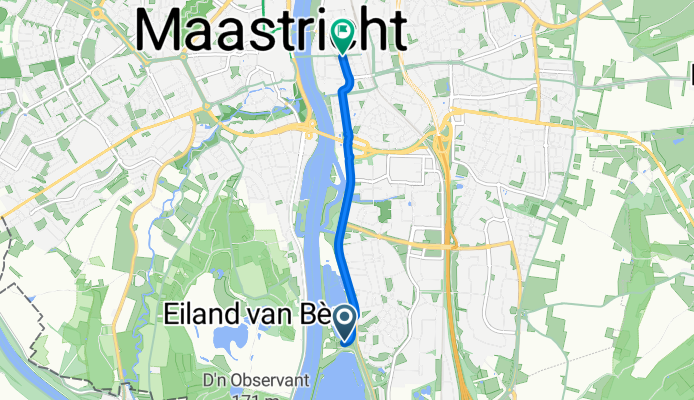 Buitenwijk Southeast, Maastricht to Wilhelminasingel, Maastricht