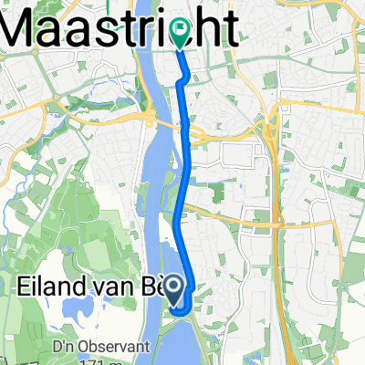 Buitenwijk Southeast, Maastricht to Wilhelminasingel, Maastricht