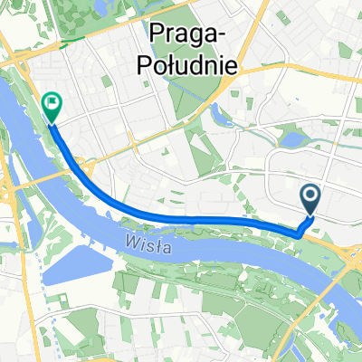 J Meissnera, Warszawa do Wał Miedzeszyński, Warszawa