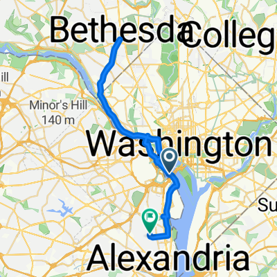 I-395 S, Arlington to W Uhler Terr, Alexandria