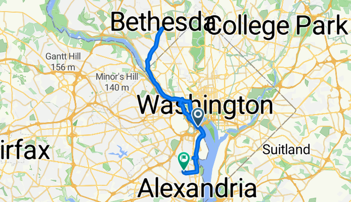 I-395 S, Arlington to W Uhler Terr, Alexandria