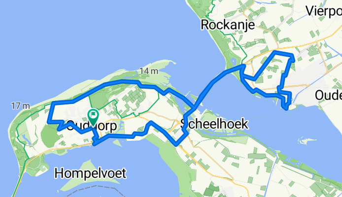 Fahrradroute mit Aussicht