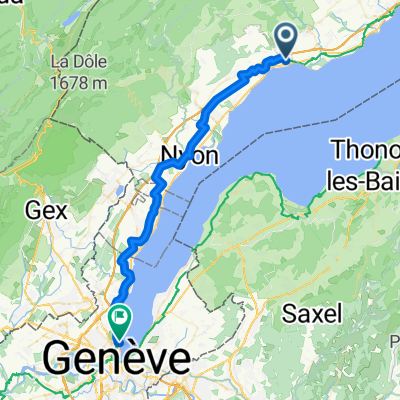 Route zu Fc AĂŻre-Le-Lignon