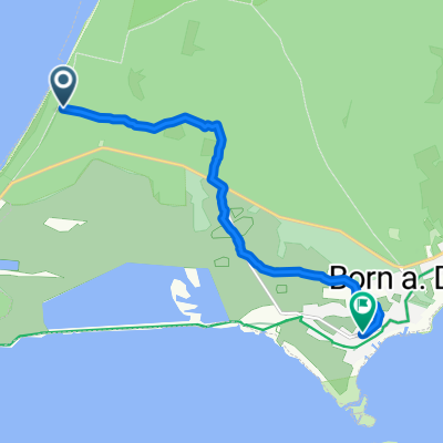 Born auf dem Darß, Born auf dem Darß nach Südstraße, Born auf dem Darß