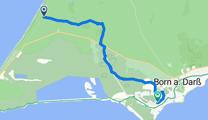 Born auf dem Darß, Born auf dem Darß nach Südstraße, Born auf dem Darß