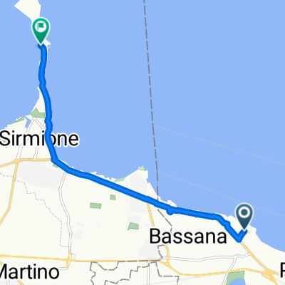Strada Bergamini, Peschiera del Garda nach Viale Guglielmo Marconi, Sirmione