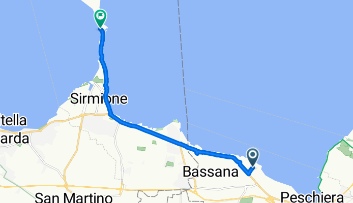 Strada Bergamini, Peschiera del Garda nach Viale Guglielmo Marconi, Sirmione
