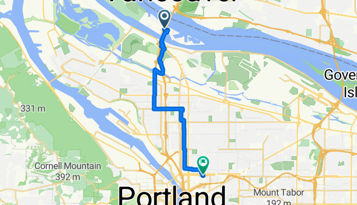 N Center Ave, Portland to NE 15th Ave, Portland