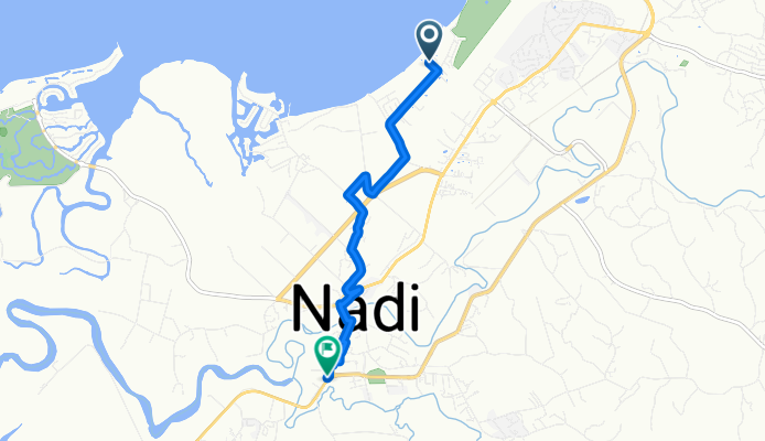 Route in Nadi