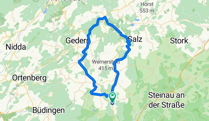 Route in Brachttal